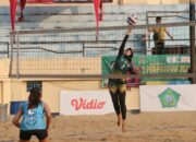 Empat Tim Bertahan di Babak Penyisihan Voli Pantai Beregu Putri Porprov Jatim VIII/2023