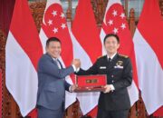 Wamenhan M.Herindra Terima Kunjungan Kehormatan Panglima Angkatan Bersenjata Singapura