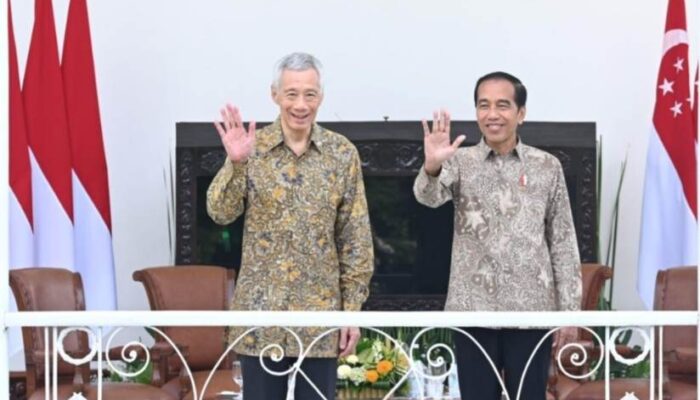 Presiden Jokowi Terima Kunjungan PM Singapura di Istana Bogor