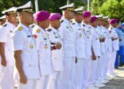 SAMBUT HARI DHARMA SAMUDERA, KOMANDAN PASMAR 3 HADIRI ZIARAH ROMBONGAN