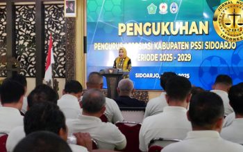 Hadiri Pengukuhan Pengurus Askab PSSI, Wabup Sidoarjo Tegaskan Komitmen Dukung Kemajuan Sepak Bola
