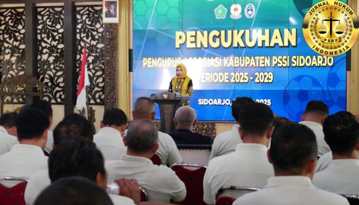 Hadiri Pengukuhan Pengurus Askab PSSI, Wabup Sidoarjo Tegaskan Komitmen Dukung Kemajuan Sepak Bola
