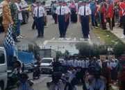 SMPN 1 Tanah Merah Ukir Prestasi dalam Lomba Gerak Jalan HUT RI ke-80