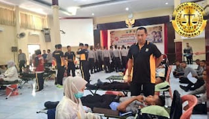 Misi Kemanusiaan SPN Polda Jatim Kumpulkan 170 Kantong Darah Wujudkan Program Kampus Sehat